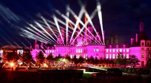 Elation IP line lights Château de Chambord for French TV show