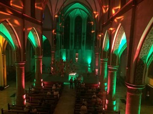 Audiokonzept realisiert Kirchenillumination beim Sendener Lichterabend