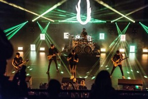 August Burns Red on tour with Elation Dartz fixtures