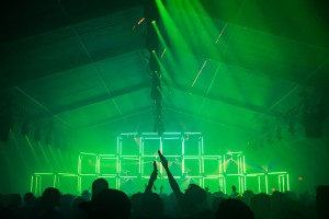 Astera Titan Tubes for Outside Lands Festival light sculpture