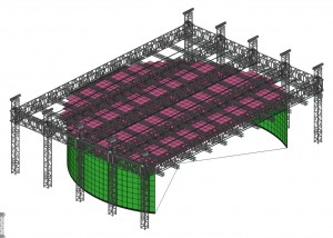 ROE Visual delivers 70 million pixels for Hyperbowl virtual showroom