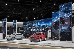 Gahrens + Battermann stattet Škoda-Messestand auf der IAA mit Technik aus