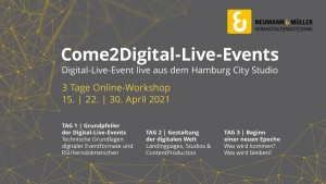 Neumann & Müller startet Workshop-Reihe zu Digital-Live-Events