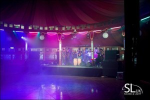 Chauvet fixtures installed at Piece Hall Spiegeltent