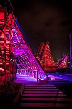 Painting with Light design lighting for Belgian theme park’s latest attraction